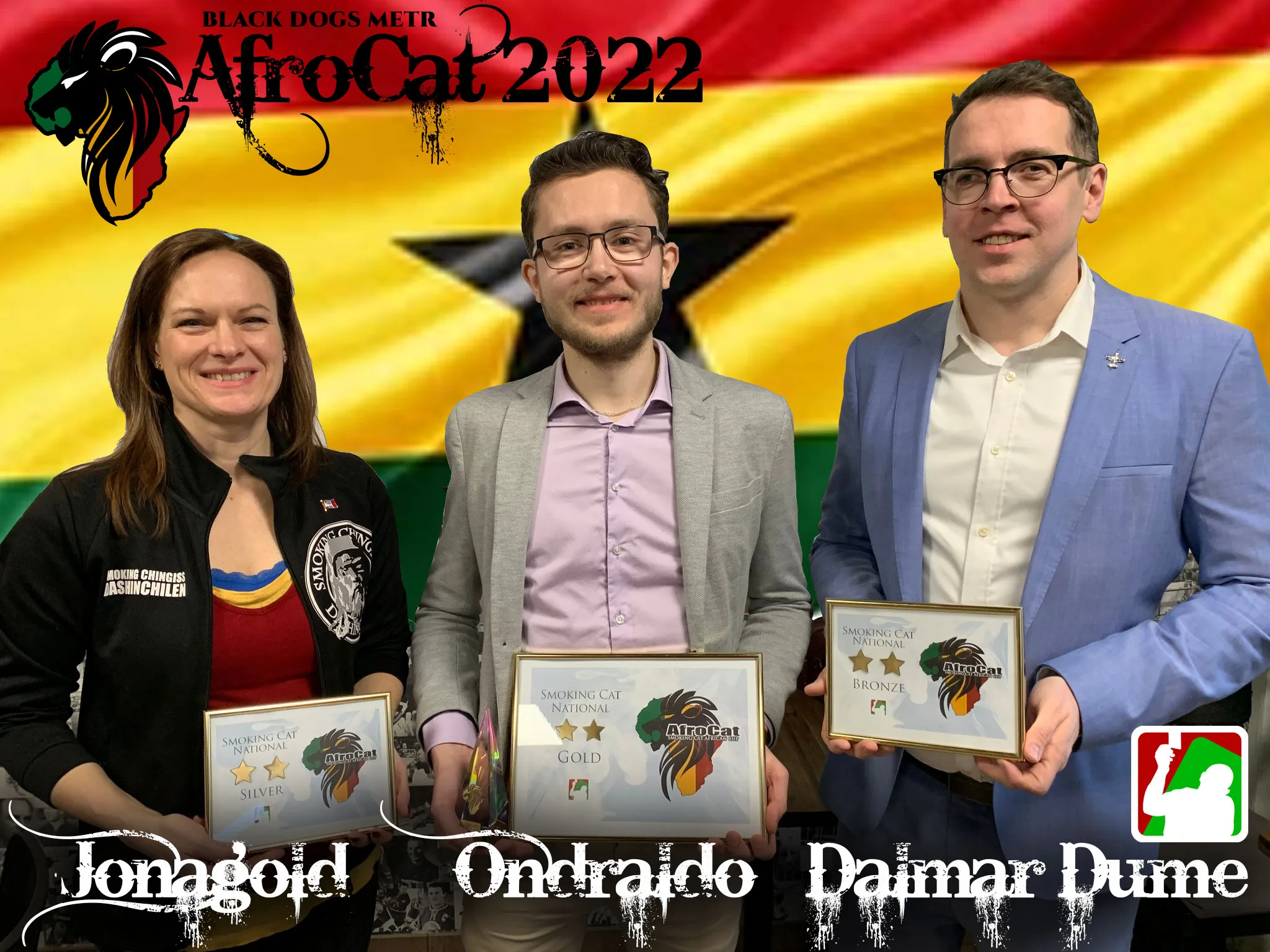 ONDRALDO, JONAGOLD, DALMAR DUME, AfroCat 2022