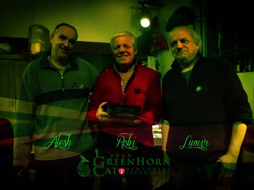 ROBI, ALESH, LUMIR, GreenHorn Cat 2015