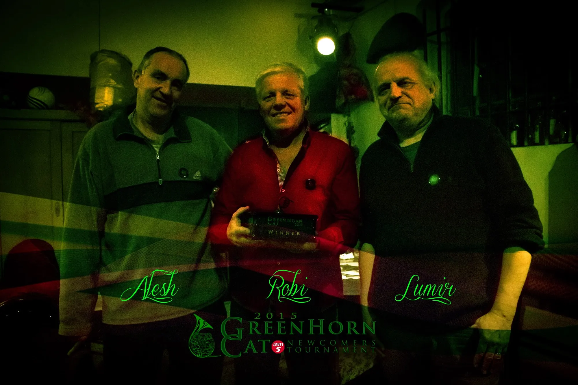 ROBI, ALESH, LUMIR, GreenHorn Cat 2015